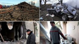 Украйна под дим и развалини. Мъж плаче над тялото на баща си: „Казах му да бяга!“ СНИМКИ